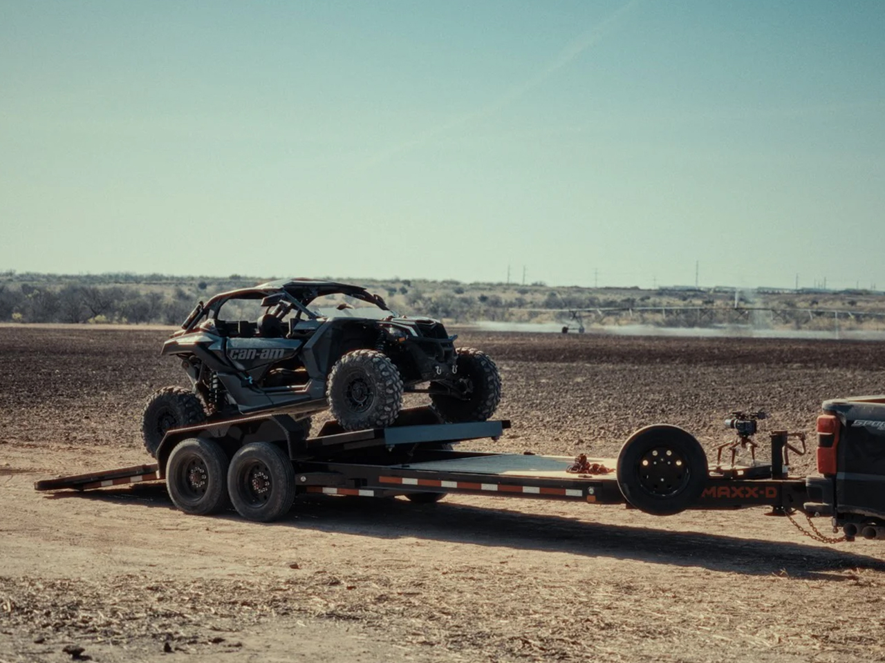 MAXX-D 7x20 14K GHX I-Beam Gravity Tilt Trailer MAXX-D Trailer GHX-7X20-14K