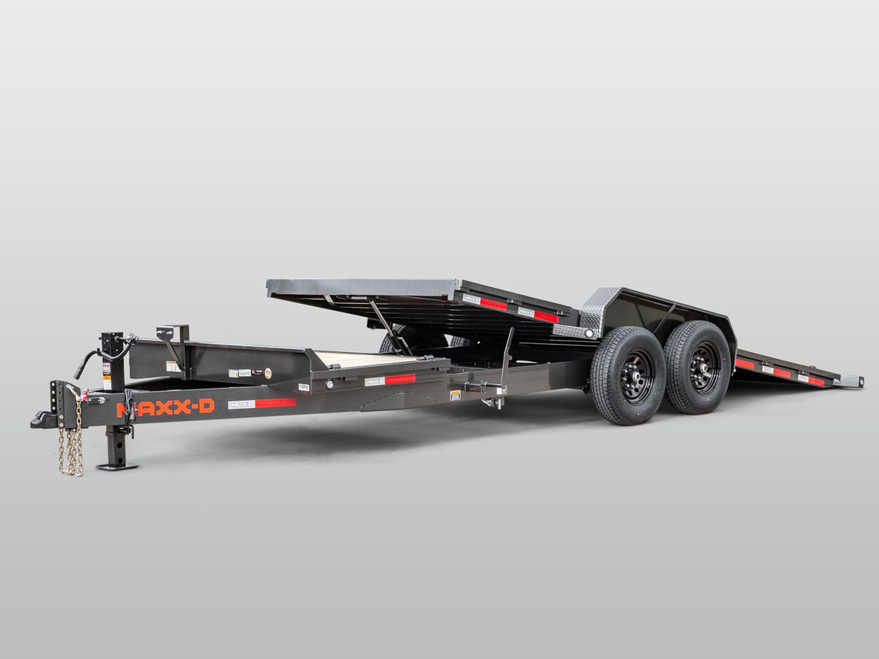MAXX-D 8.5x22 21K G9X I-Beam Gravity Equipment Tilt Trailer MAXX-D Trailer G9X-8.5X22-21K
