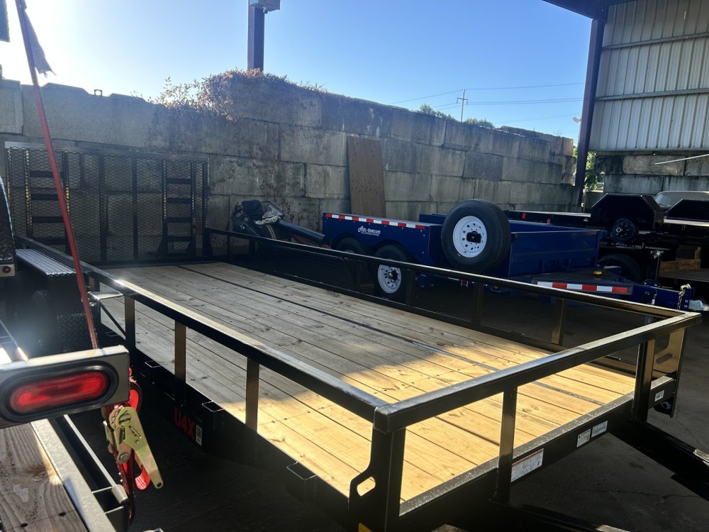 MAXX-D 7x18 10K U4K Tandem Axle Utility Trailer MAXX-D Trailer U4X-7X18-10K