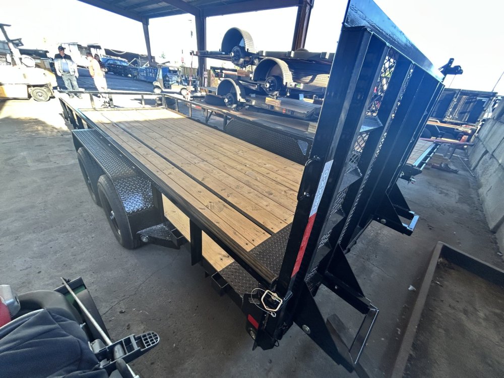 MAXX-D 7x18 10K U4K Tandem Axle Utility Trailer MAXX-D Trailer U4X-7X18-10K