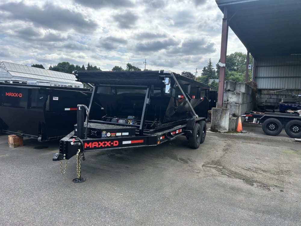 MAXX-D 7x14 14K ROX Roll-Off Dumpster Trailer MAXX-D Trailer ROX-7X14-14K