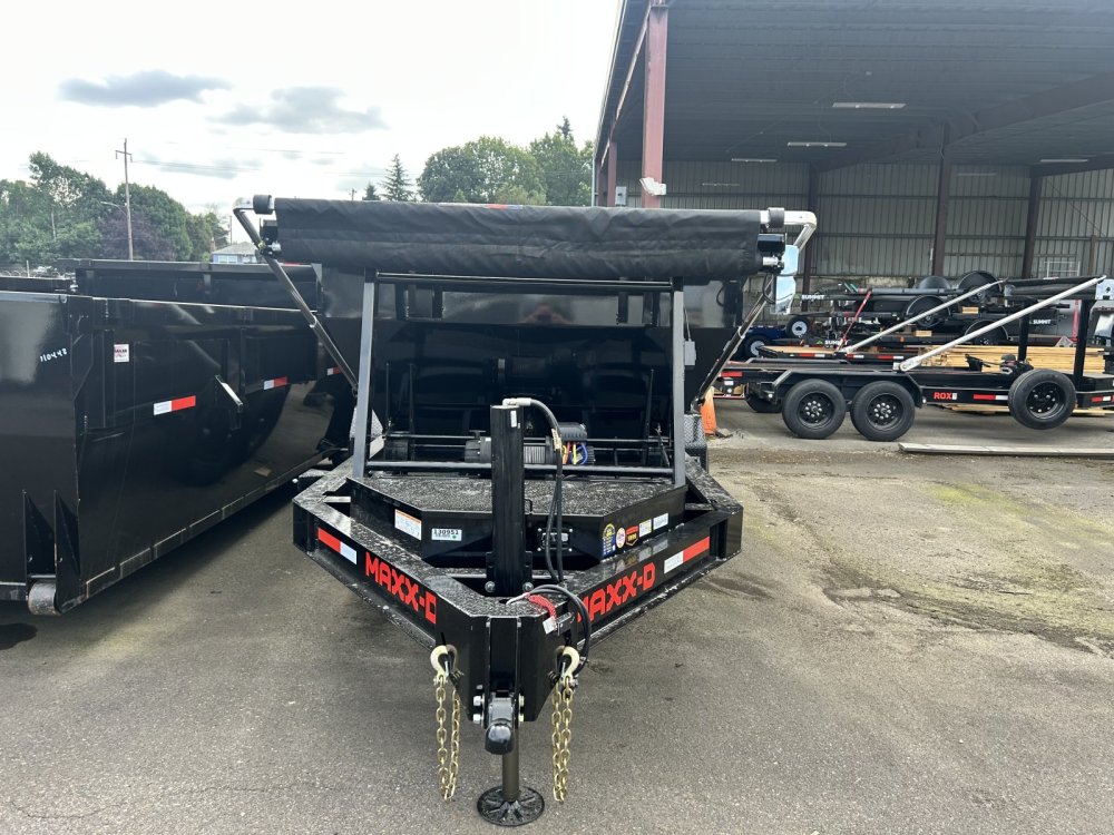 MAXX-D 7x14 14K ROX Roll-Off Dumpster Trailer MAXX-D Trailer ROX-7X14-14K