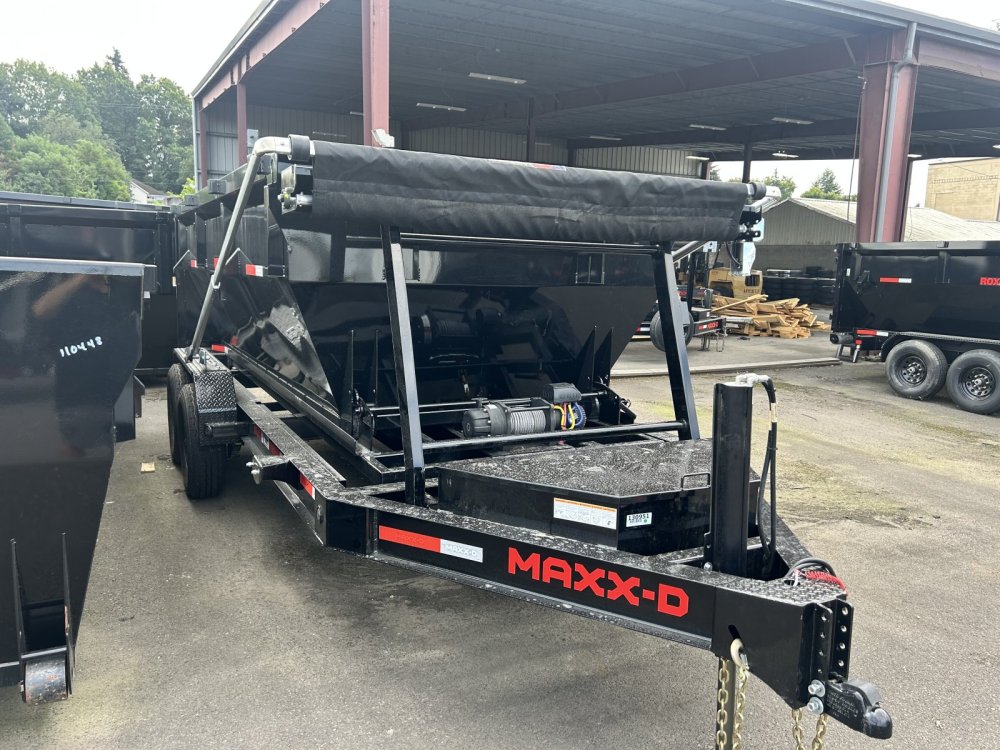 MAXX-D 7x14 14K ROX Roll-Off Dumpster Trailer MAXX-D Trailer ROX-7X14-14K