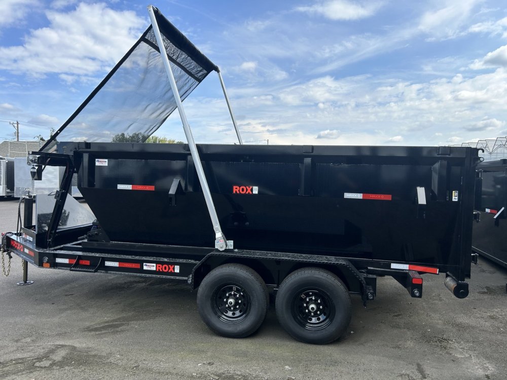 MAXX-D 7x14 14K ROX Roll-Off Dumpster Trailer MAXX-D Trailer ROX-7X14-14K