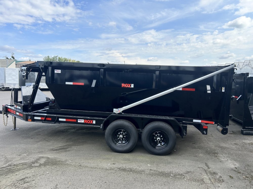 MAXX-D 7x14 14K ROX Roll-Off Dumpster Trailer MAXX-D Trailer ROX-7X14-14K