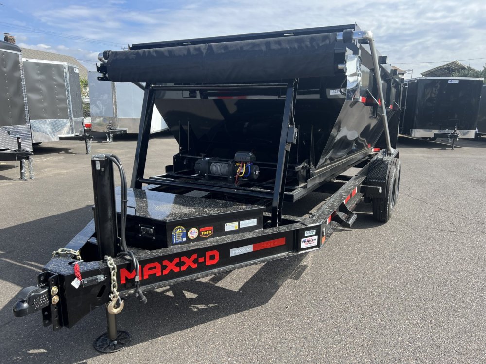 MAXX-D 7x14 17.5K ROX Roll-Off Dumpster Trailer MAXX-D Trailer ROX-7X14-17.5K