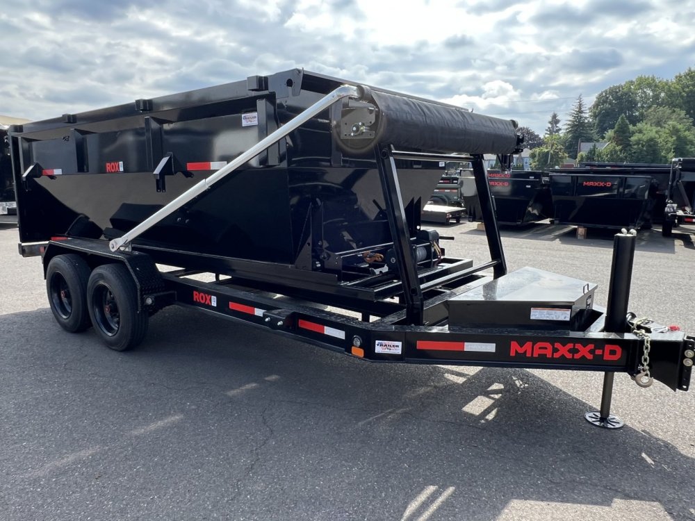 MAXX-D 7x14 17.5K ROX Roll-Off Dumpster Trailer MAXX-D Trailer ROX-7X14-17.5K