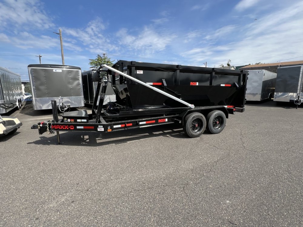 MAXX-D 7x14 17.5K ROX Roll-Off Dumpster Trailer MAXX-D Trailer ROX-7X14-17.5K