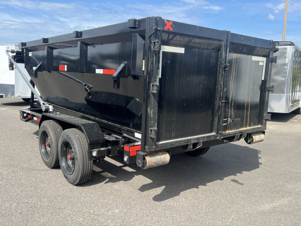 MAXX-D 7x14 17.5K ROX Roll-Off Dumpster Trailer MAXX-D Trailer ROX-7X14-17.5K