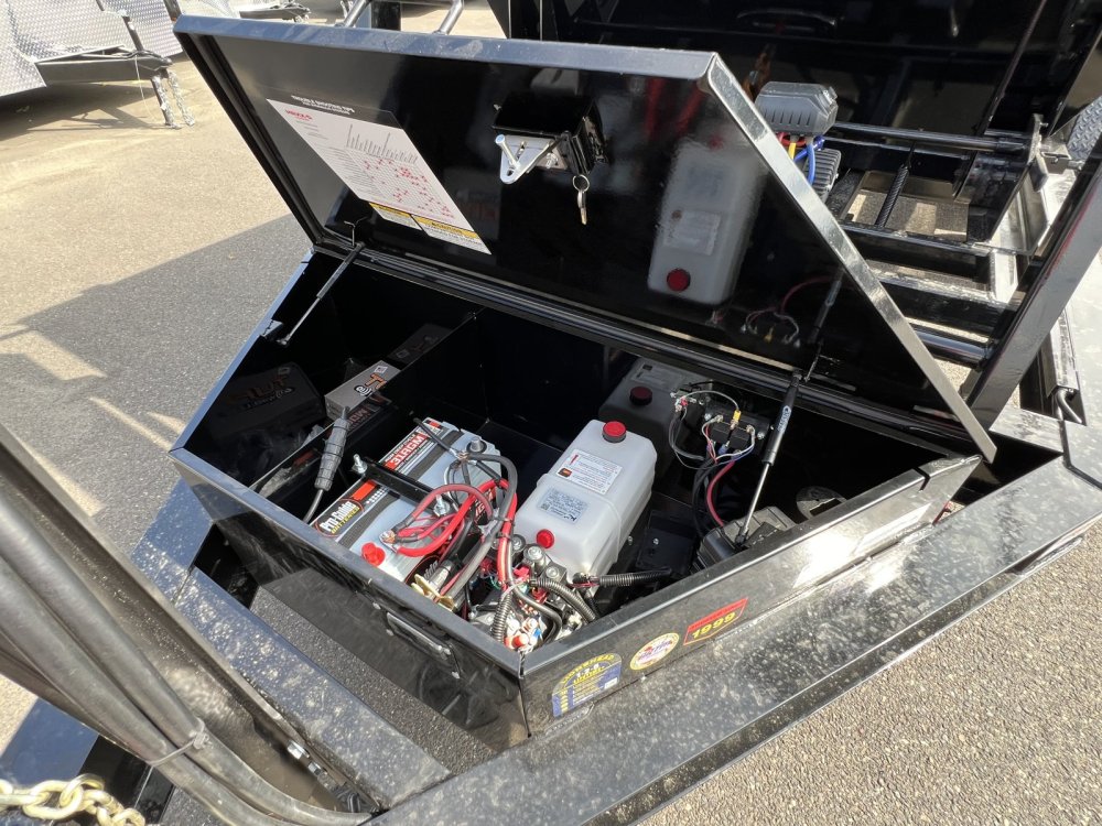 MAXX-D 7x14 17.5K ROX Roll-Off Dumpster Trailer MAXX-D Trailer ROX-7X14-17.5K