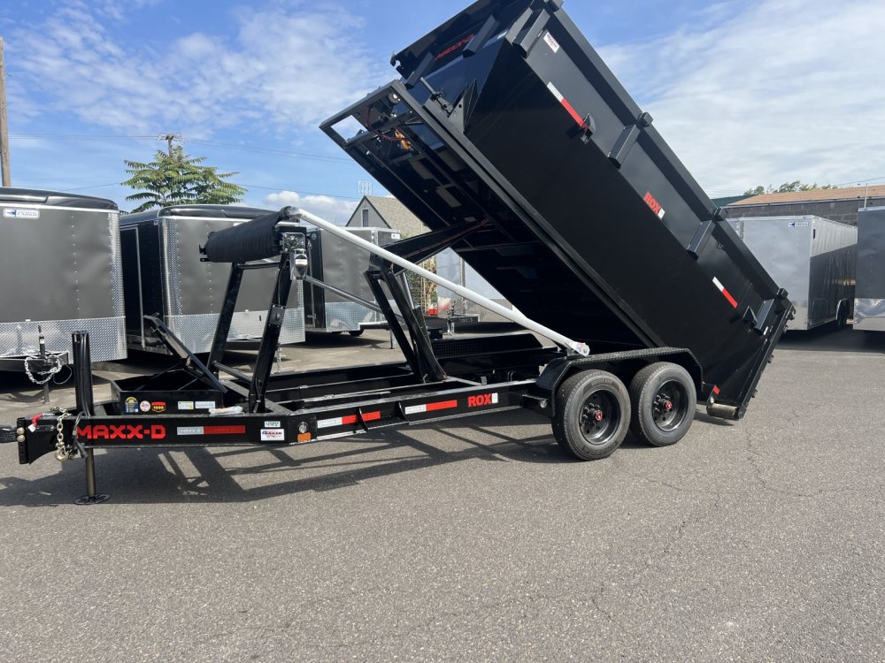 MAXX-D 7x14 17.5K ROX Roll-Off Dumpster Trailer MAXX-D Trailer ROX-7X14-17.5K