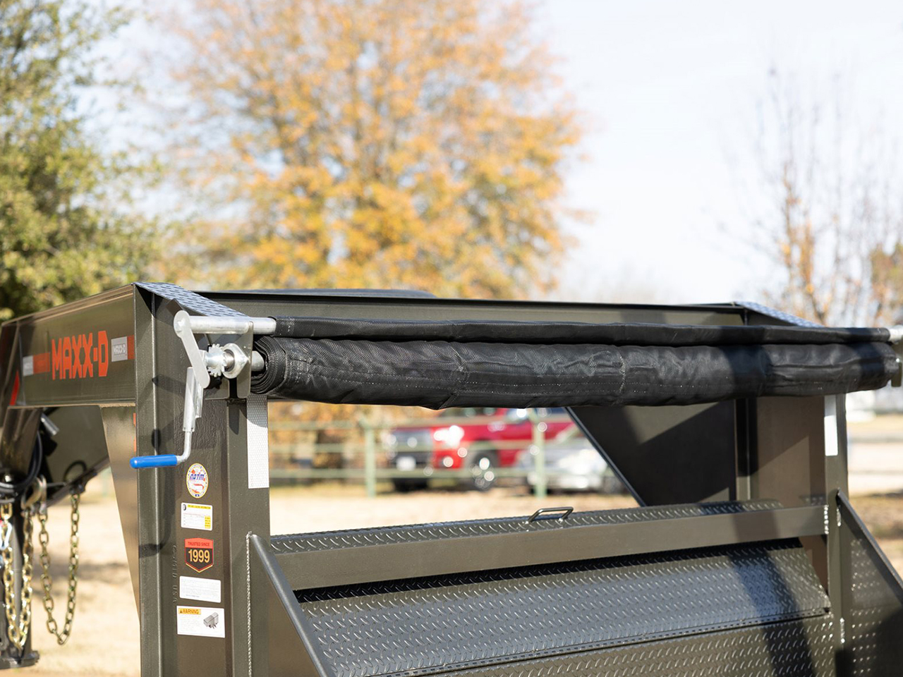 MAXX-D 7x14 17.5K ROX Gooseneck Roll-Off Dumpster Trailer MAXX-D Trailer ROX-7X14-17.5K-GN
