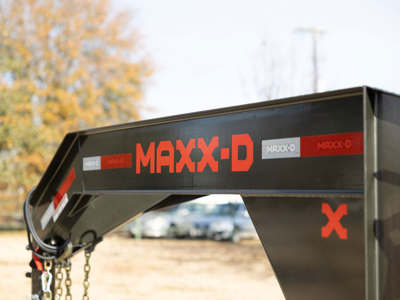 MAXX-D 7x14 17.5K ROX Gooseneck Roll-Off Dumpster Trailer MAXX-D Trailer ROX-7X14-17.5K-GN