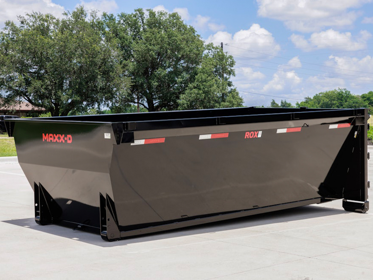 MAXX-D 7x14 ROX Roll-Off-Bin 48" Solid Sides MAXX-D Trailer ROX-B7X14-48