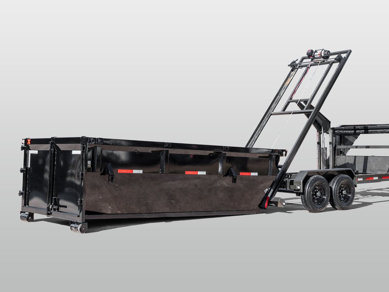 MAXX-D 7x14 ROX Roll-Off-Bin 48" Solid Sides MAXX-D Trailer ROX-B7X14-48