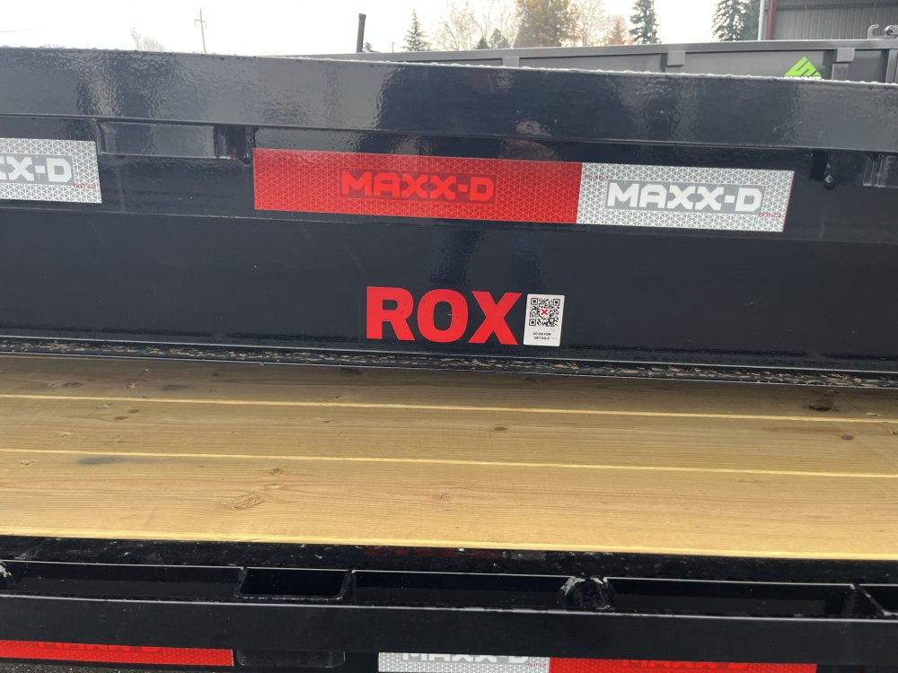 MAXX-D 7x14 ROX Wood Floor Roll Off Flatbed MAXX-D Trailer ROX-7X14-WFF
