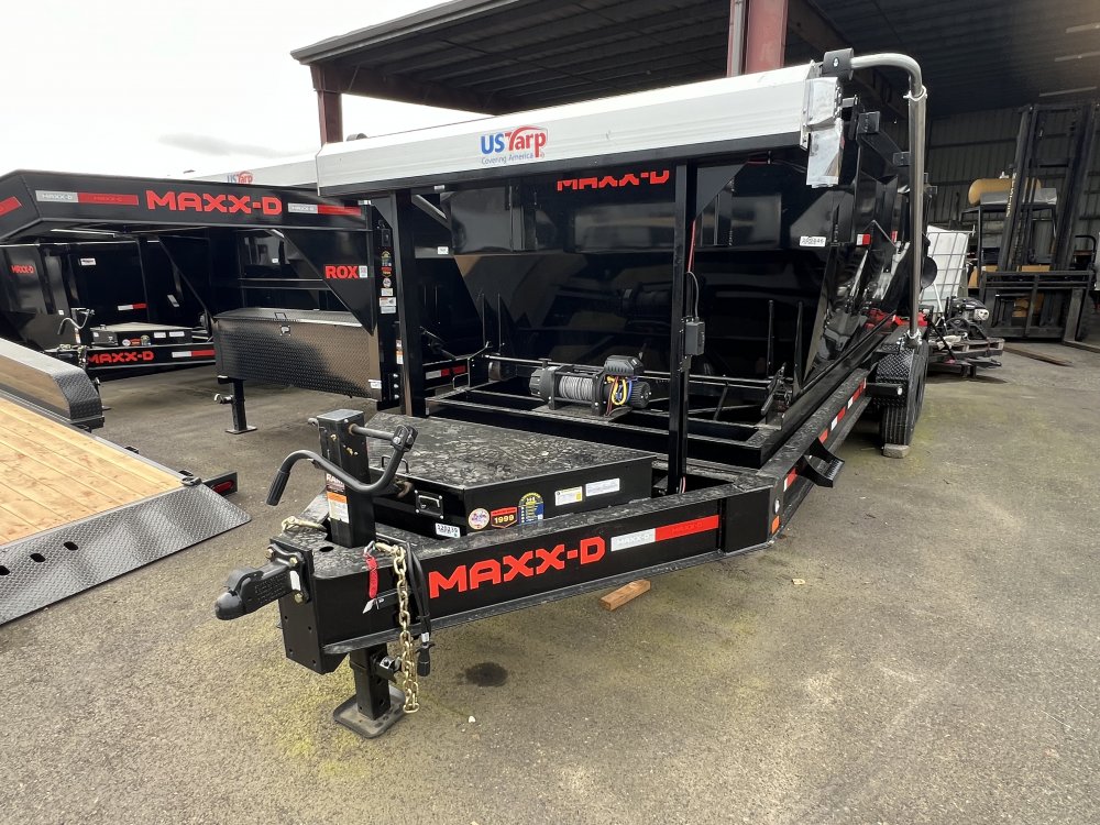 MAXX-D 7x16 17.5K RPX Gooseneck Roll-Off Dumpster Trailer MAXX-D Trailer RPX-7X16-17.5K