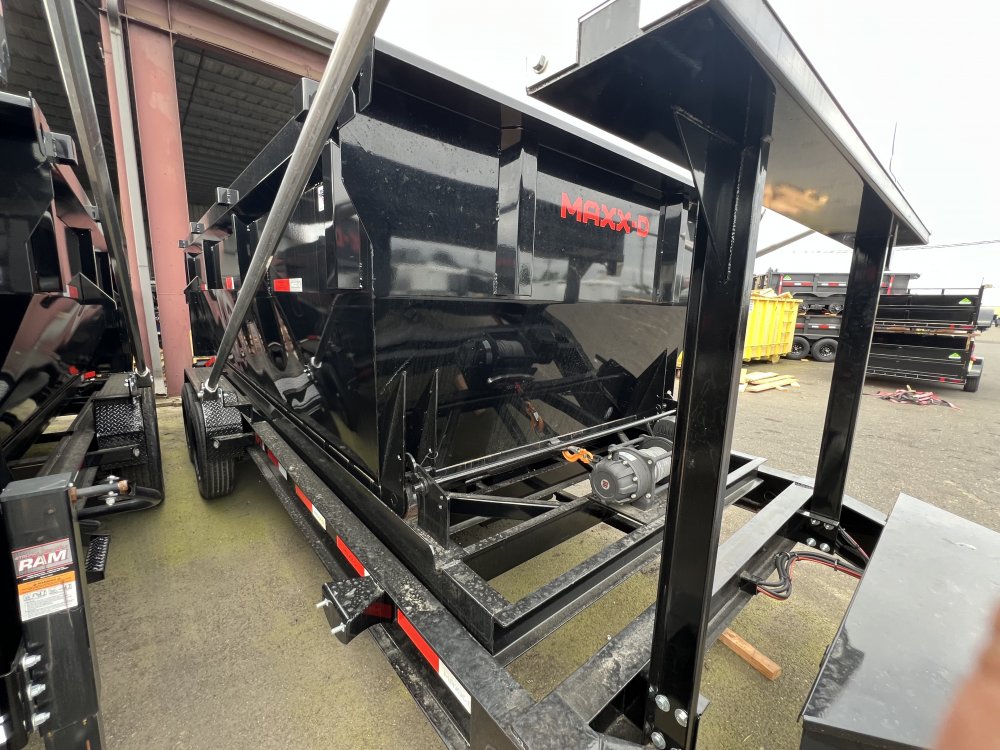 MAXX-D 7x16 17.5K RPX Gooseneck Roll-Off Dumpster Trailer MAXX-D Trailer RPX-7X16-17.5K