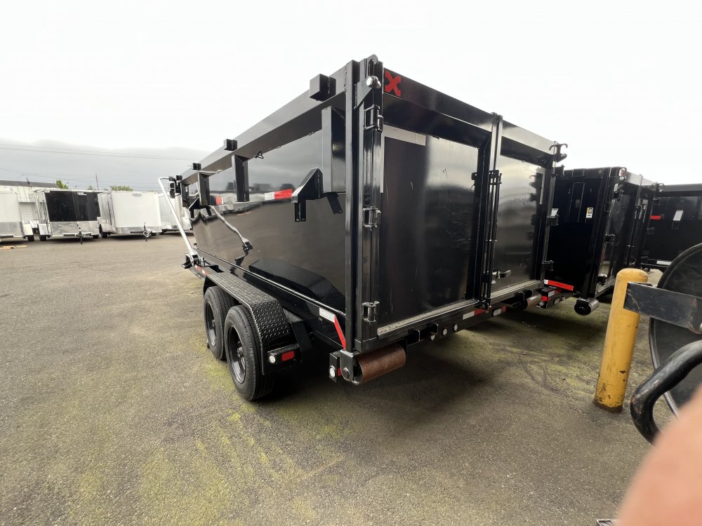 MAXX-D 7x16 17.5K RPX Gooseneck Roll-Off Dumpster Trailer MAXX-D Trailer RPX-7X16-17.5K