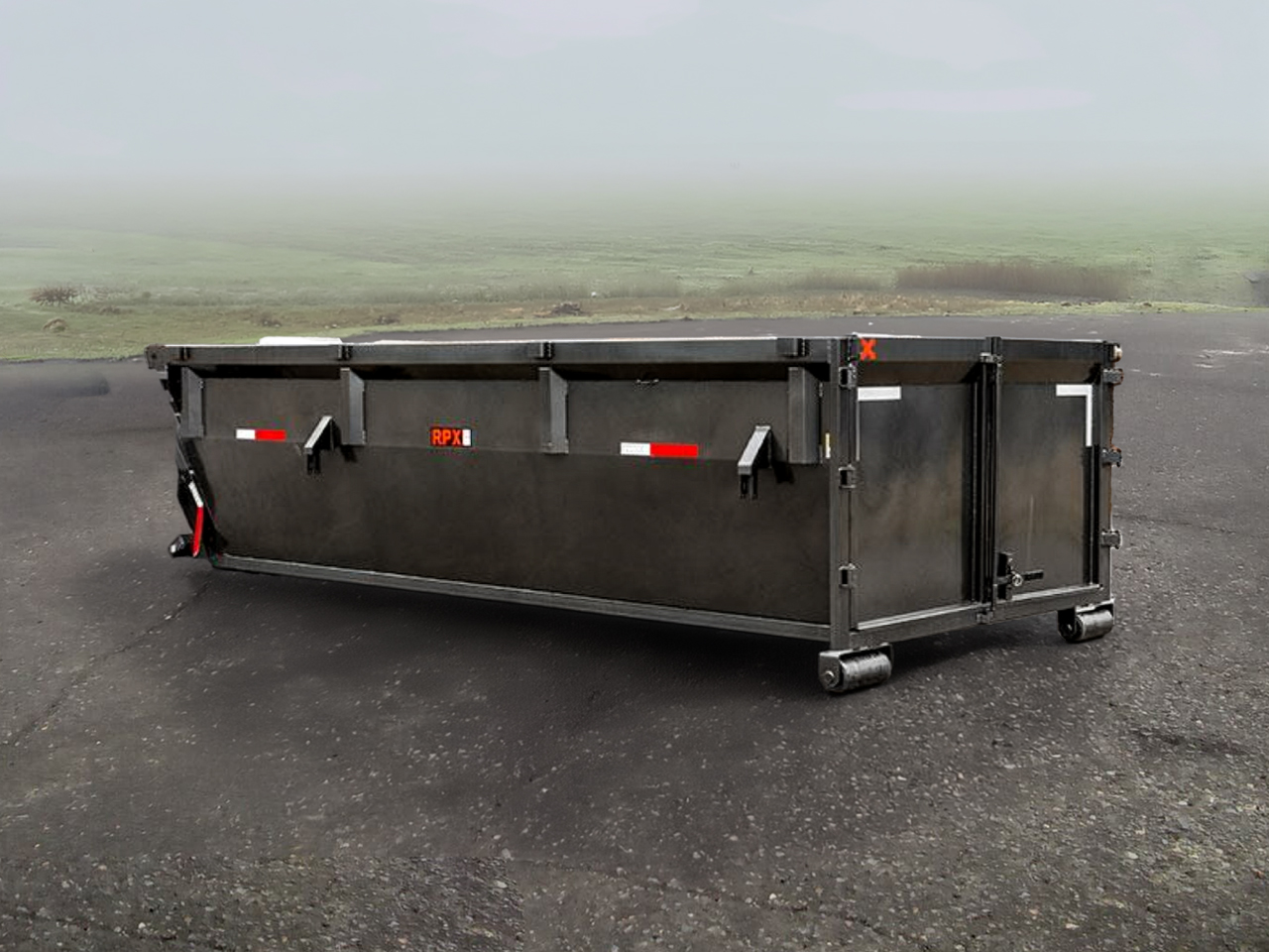 MAXX-D 7x16 RPX Roll-Off-Bin 48" Solid Sides MAXX-D Trailer RPX-B7X16-48