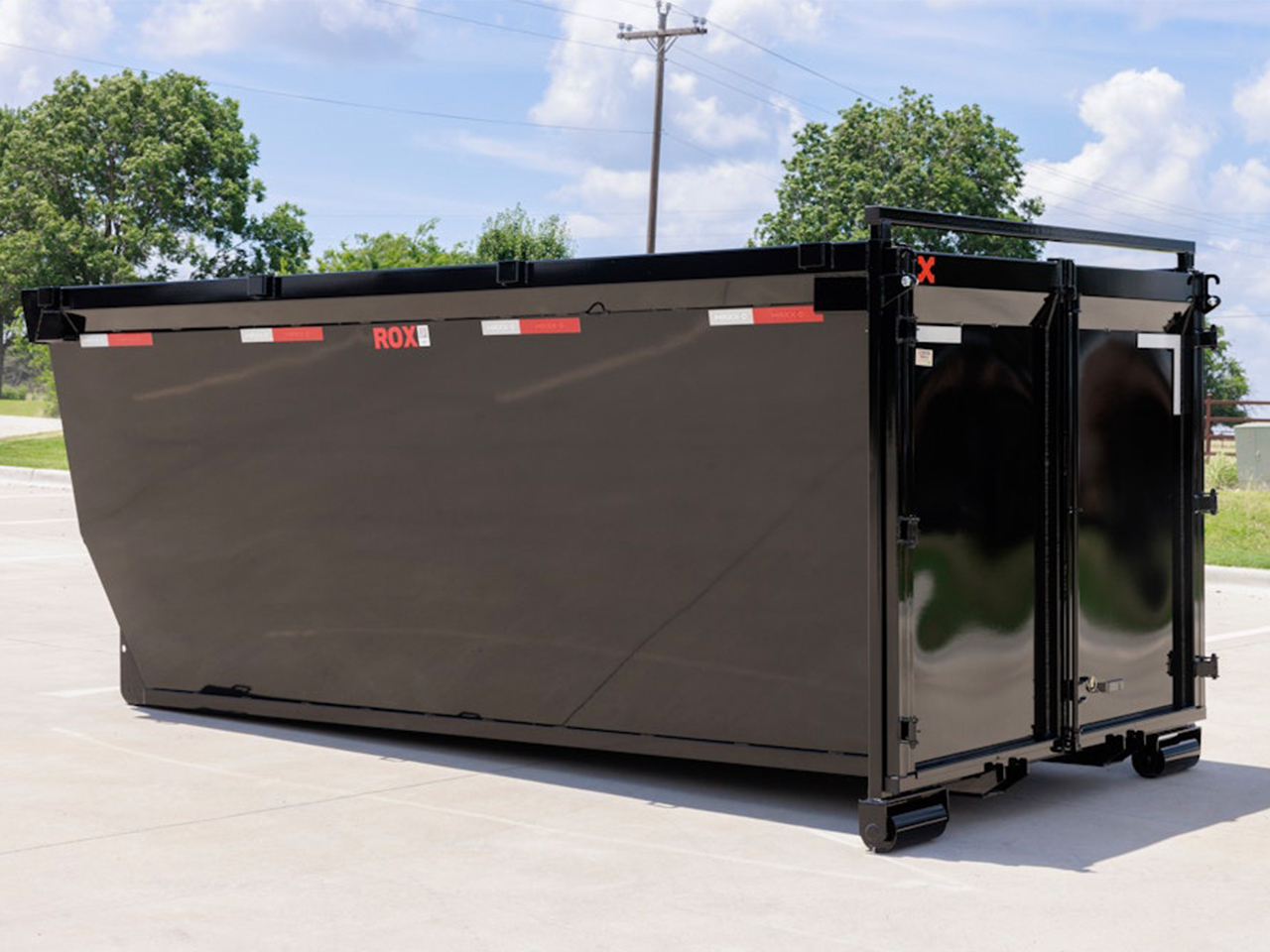 MAXX-D 7x16 ROX Roll-Off-Bin 72" Solid Sides MAXX-D Trailer ROX-B7X16-72