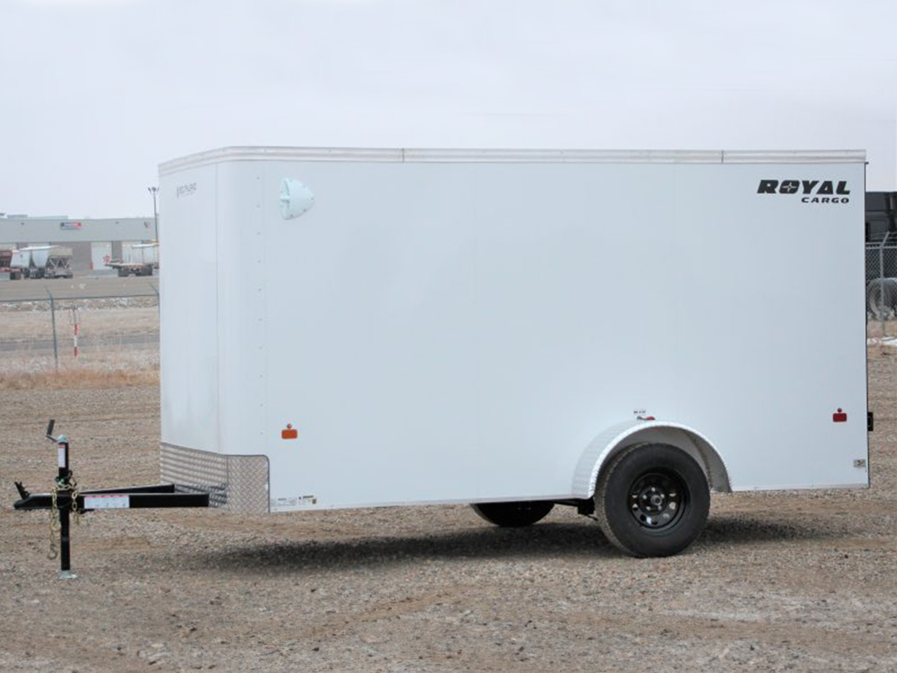 Southland Royal 6 x 12  3K Cargo Trailer with Flat Nose and Barn Door  Trailer LCHS29-612F-72 B