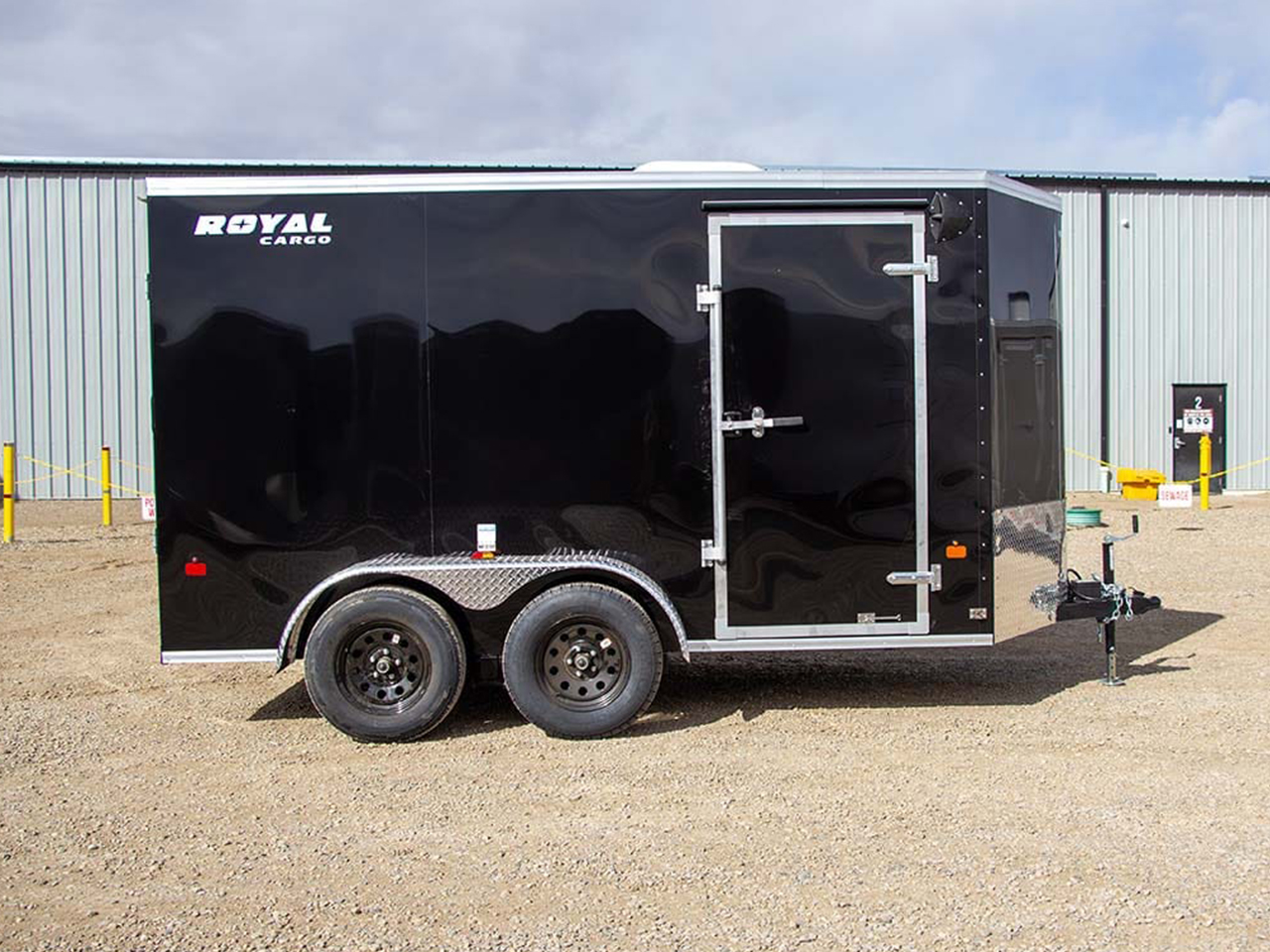 Southland Royal 6 x 14  7K 78" Cargo Trailer with V-Nose and Ramp Door Southland Trailer LCHT35-614V-78 R