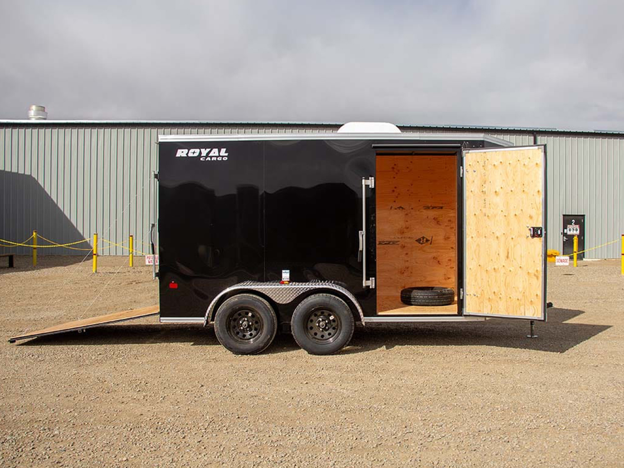 Southland Royal 6 x 14  7K 78" Cargo Trailer with V-Nose and Ramp Door Southland Trailer LCHT35-614V-78 R