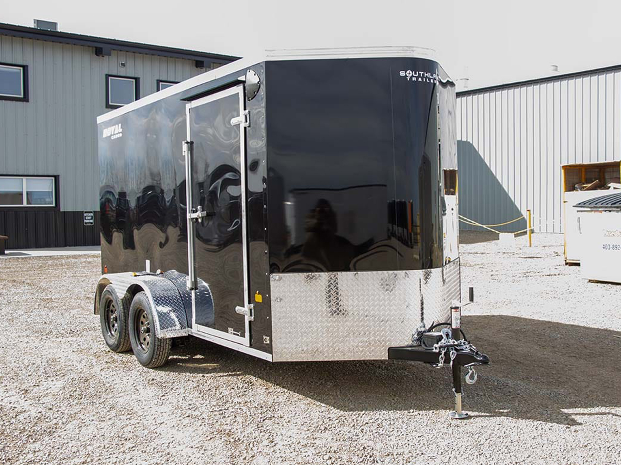 Southland Royal 6 x 14  7K 78" Cargo Trailer with V-Nose and Ramp Door Southland Trailer LCHT35-614V-78 R