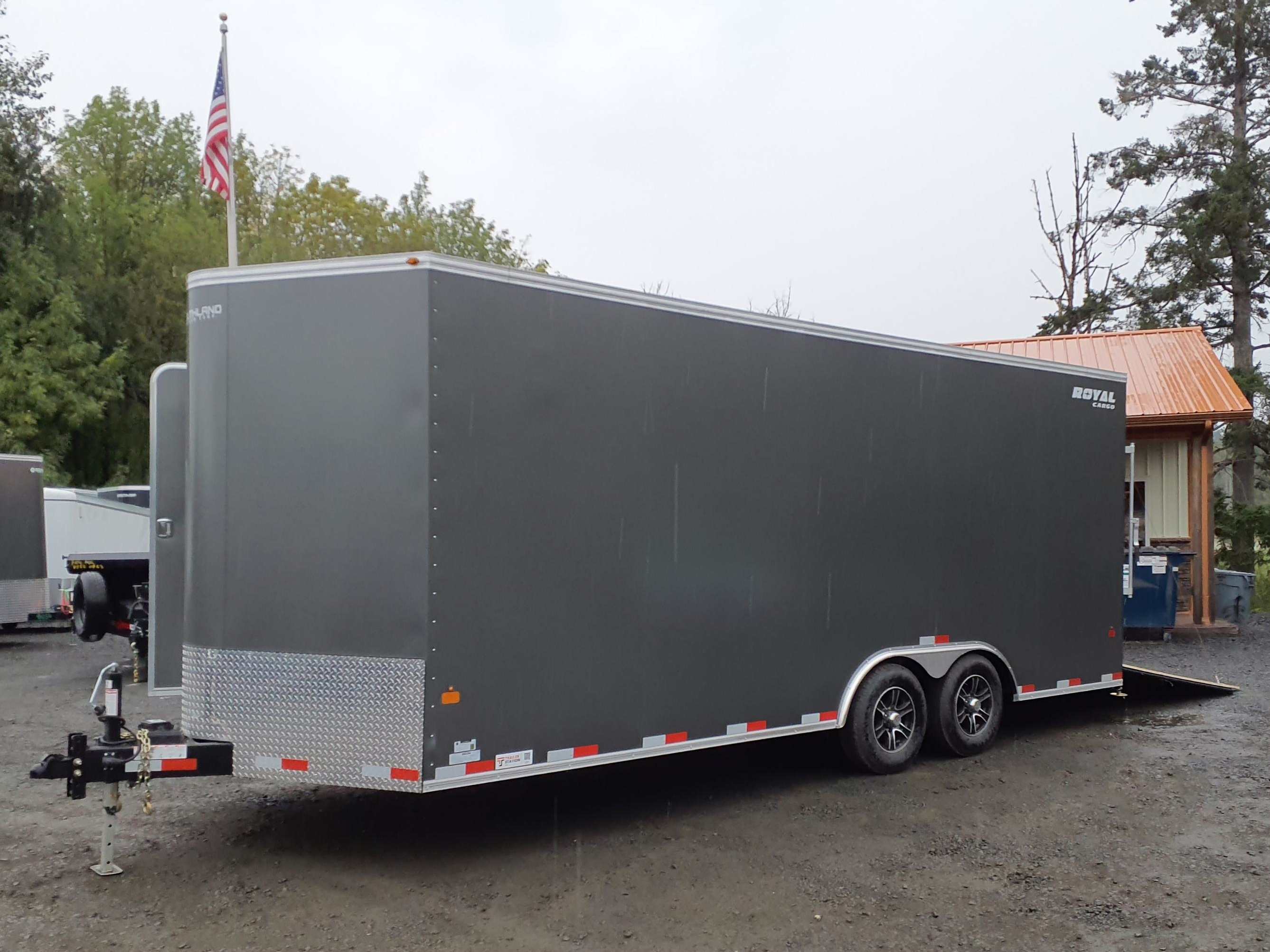 Southland 8.5 x 20+2 V Nose 10K  Car Hauler - Al Wheels Southland Trailer LARCT52-822V-86  RVD ALM