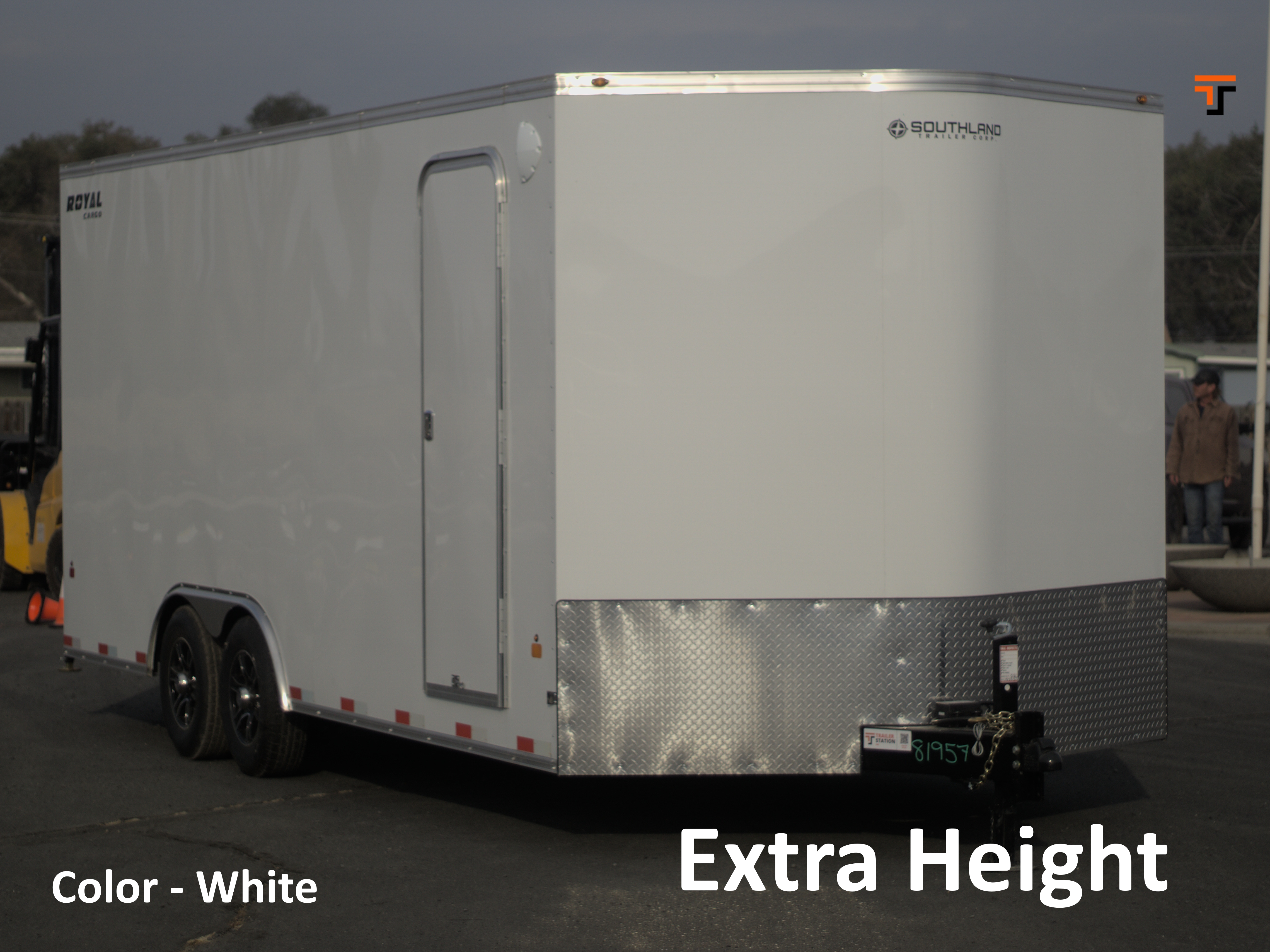 Southland 8.5 x 20+2 V Nose 10K  Car Hauler - Slick Southland Trailer LARCT52-822V-86