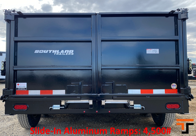 Southland 7x14  14K  High Side Dump Trailer Southland Trailer SL714-14KHS