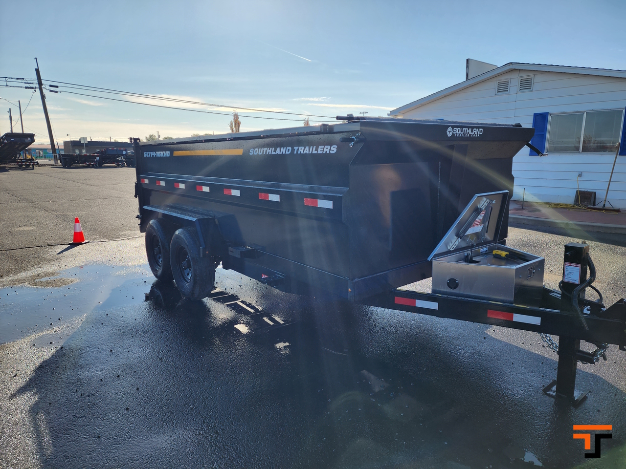 Southland 7x14  14K  High Side Dump Trailer Southland Trailer SL714-14KHS