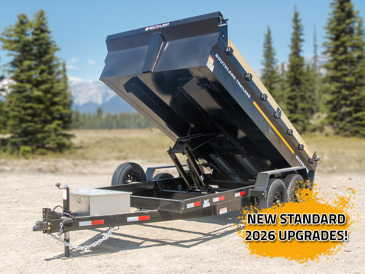 Southland 7x14 14K Dump Trailer - Upgraded Southland Trailer SL714-14K-UP