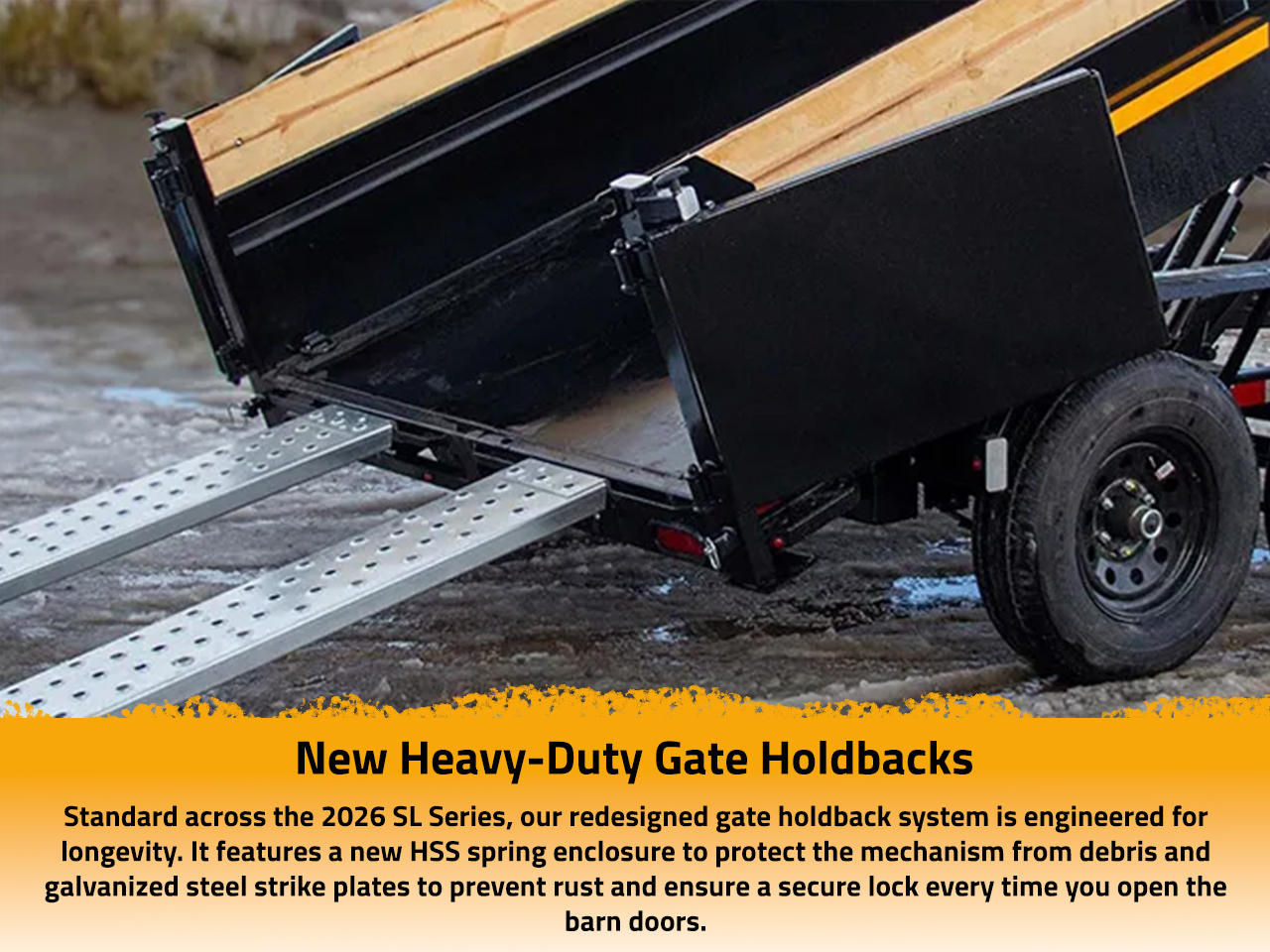 Southland 7x14 14K Dump Trailer - Upgraded Southland Trailer SL714-14K-UP