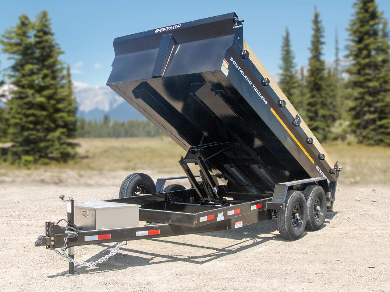 Southland 7x14 14K Dump Trailer Southland Trailer SL714-14K