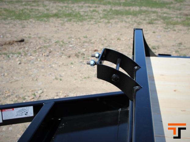 Southland 7 x 18 10K Straight Deck Equipment Trailer Slide In Ramps Southland Trailer 93978 LBAT52-18 BLK SIR