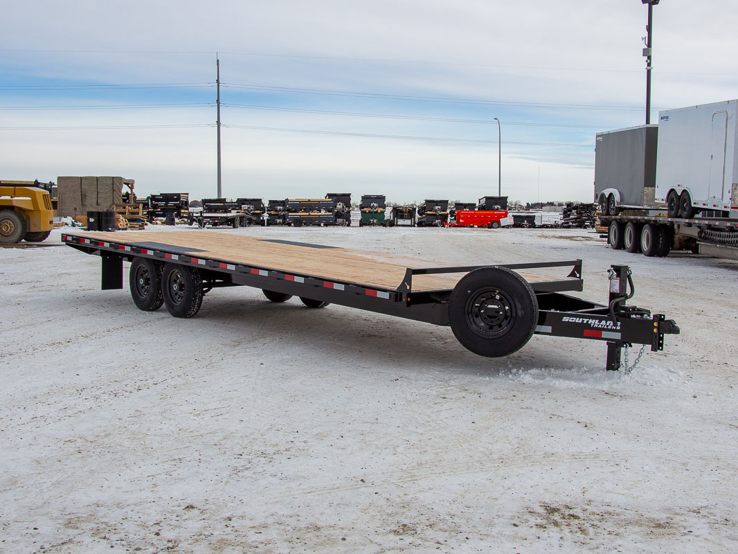 Southland 8 x 24 14K Deckover Trailer Southland Trailer HBAT7-24 BLK