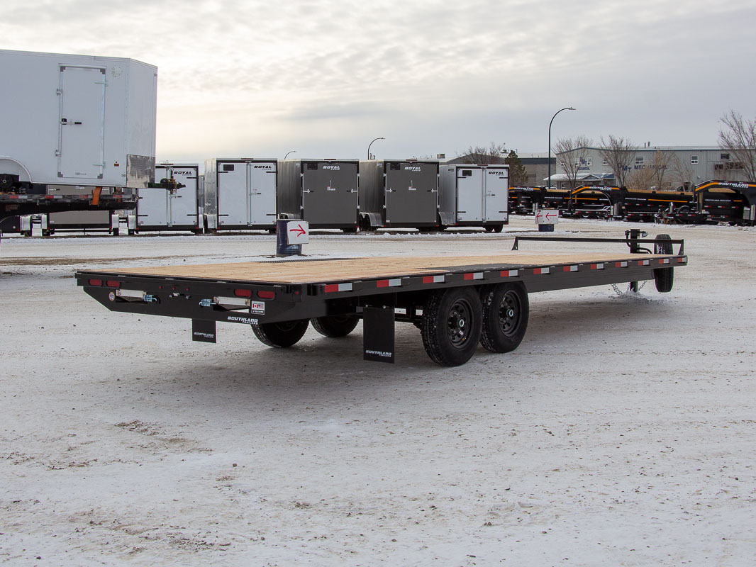Southland 8 x 24 14K Deckover Trailer Southland Trailer HBAT7-24 BLK