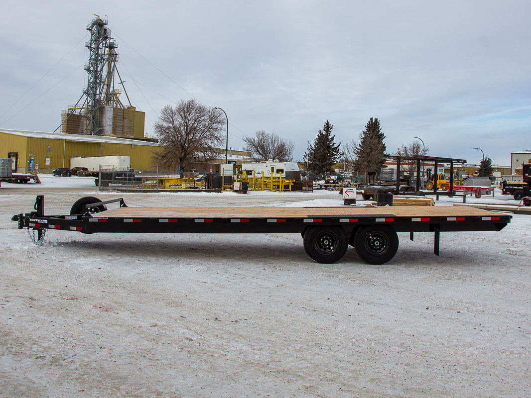 Southland 8 x 24 14K Deckover Trailer Southland Trailer HBAT7-24 BLK