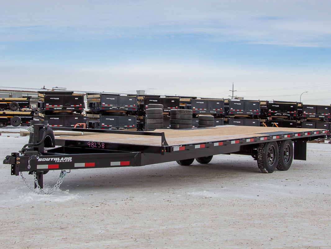 Southland 8 x 24 14K Deckover Trailer Southland Trailer HBAT7-24 BLK