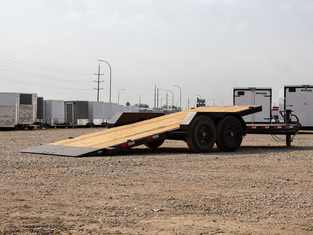 Southland 7 x 22  16K Split Deck 16/6  Tilt Trailer Southland Trailer 17483 LBAT8-616 BLK TLT