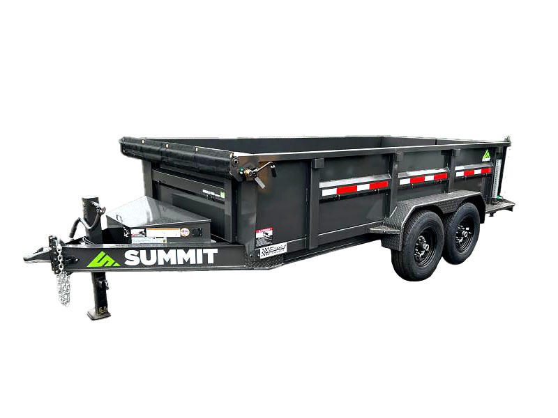 Summit 7x14 14K Dump Trailer Denali Pro Summit Trailer DPD714TA5