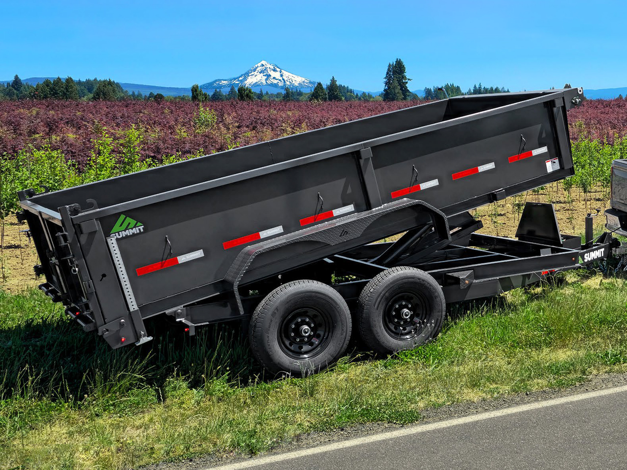 Summit 7x14 14K Dump Trailer - Cascade Summit Trailer CD714TA5