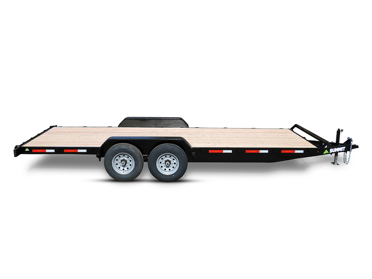 Summit 7x16 14K Flatbed Denali Pro Trailer Summit Trailer DPFB716TA5