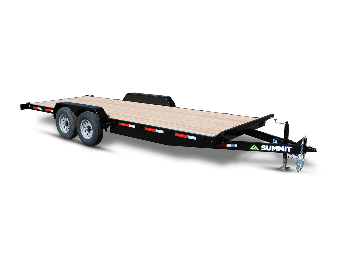 Summit 7x18 7K Flatdeck Car Hauler Trailer - Cascade Summit Trailer C5FB718TA2