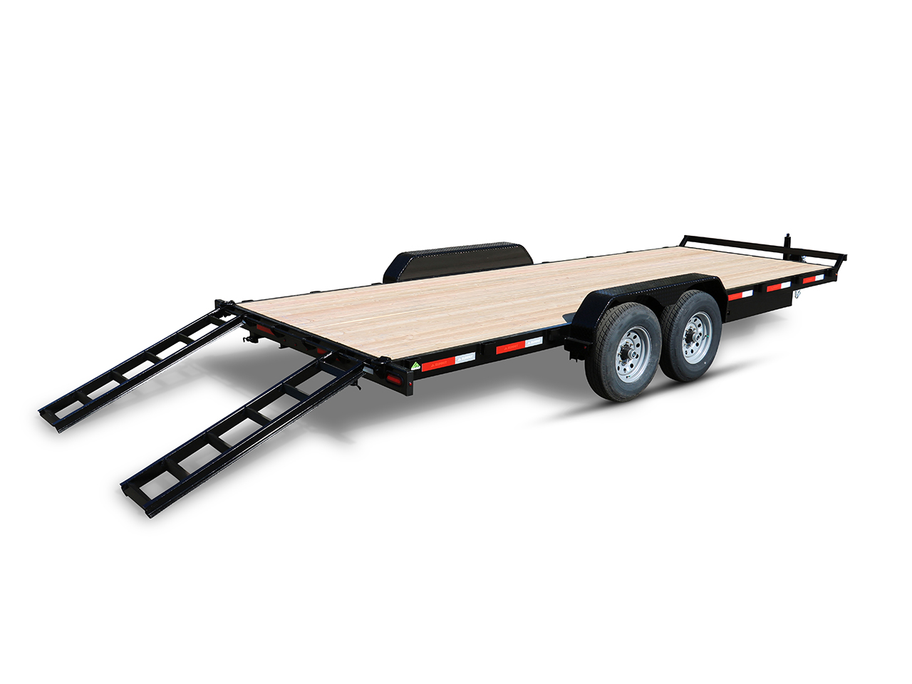 Summit 7x18 7K Flatdeck Car Hauler Trailer - Cascade Summit Trailer C5FB718TA2