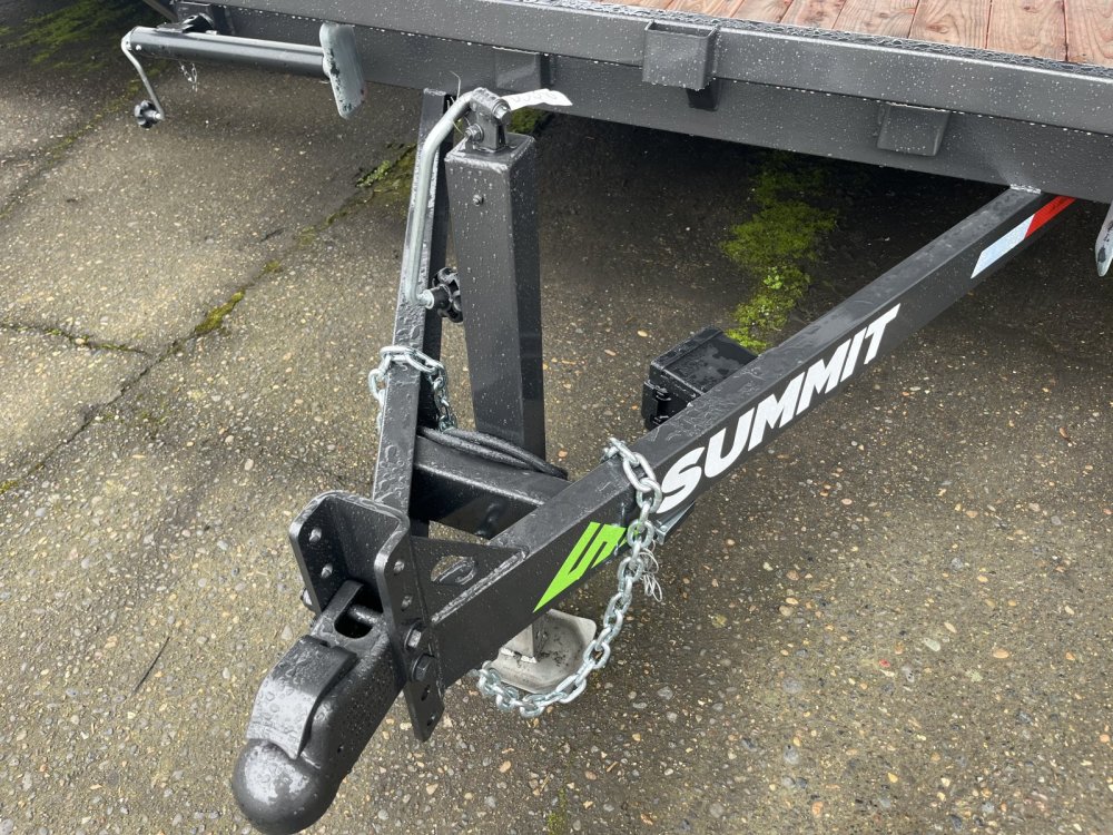 Summit 8.5x20 10K Flatdeck Car Hauler Trailer - Cascade - Drive Over Fenders Summit Trailer C5FB8520TA3-DOF