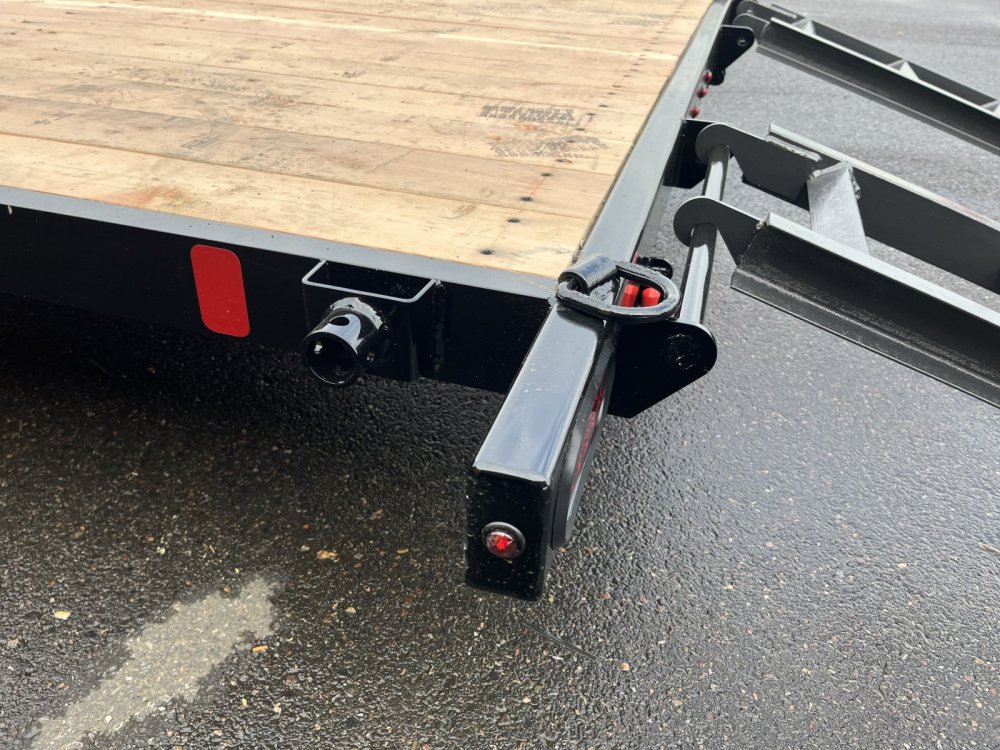 Summit 7x16 7K Flatdeck Car Hauler w/Removable Fenders - Alpine Summit Trailer A4FB716TA2-RF
