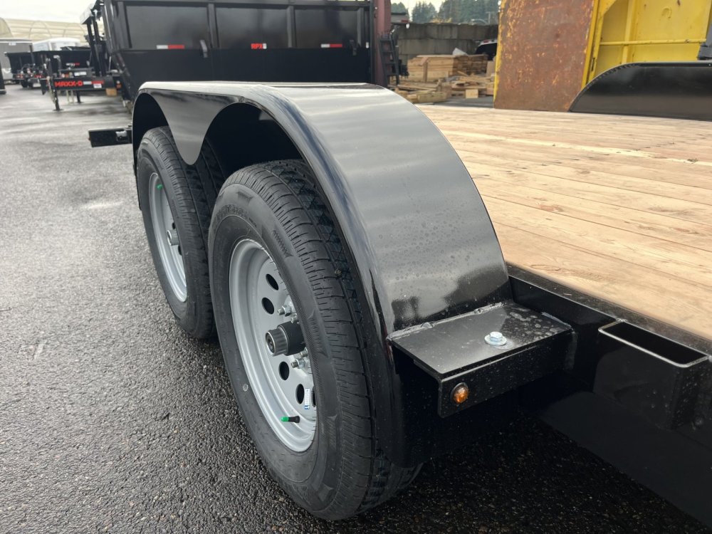 Summit 7x16 7K Flatdeck Car Hauler w/Removable Fenders - Alpine Summit Trailer A4FB716TA2-RF